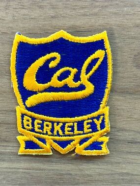UC Berkeley Cal Golden Bears Embroidered Patch * Iron On * NWOT * Blue Gold